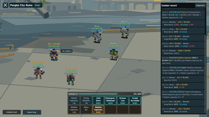 TAIXU live player-versus-environment combat interface