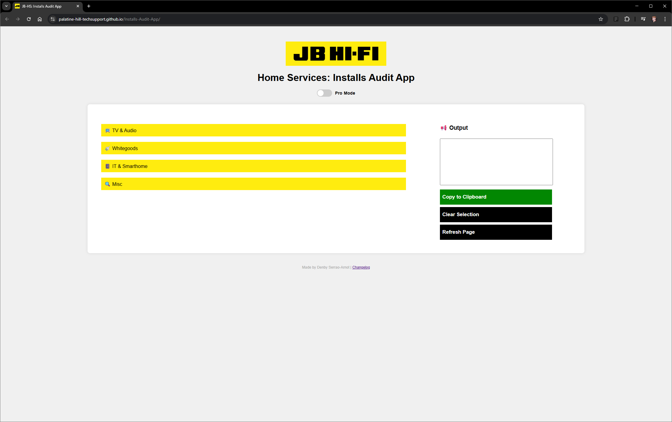 Home Audit Full Screenshot