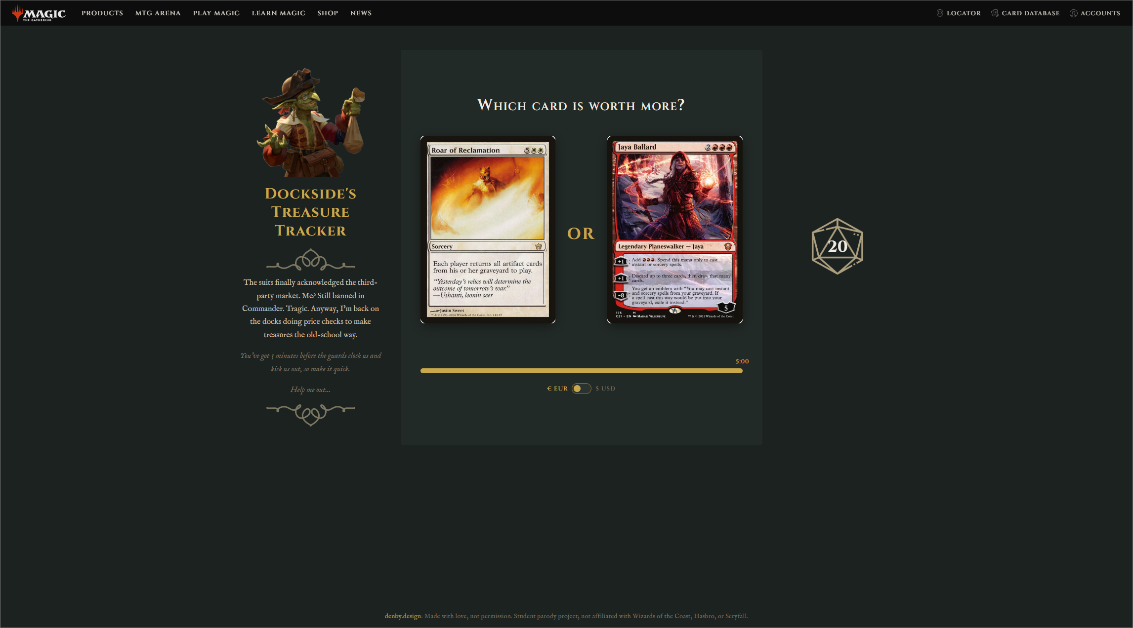 Docksides Treasure Tracker